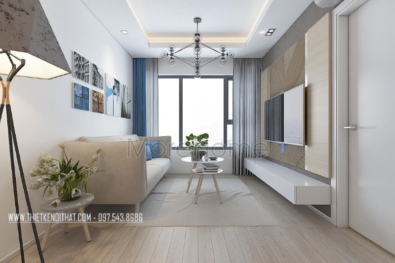 Thiết kế nội thất phòng khách chung cư phong cách hiện đại thiết kế nội thất phòng khách